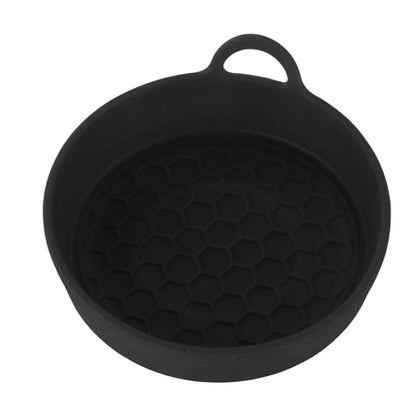Black Silicone Car Cup Holder Insert Anti-Slip Coaster Mat for Vehicle