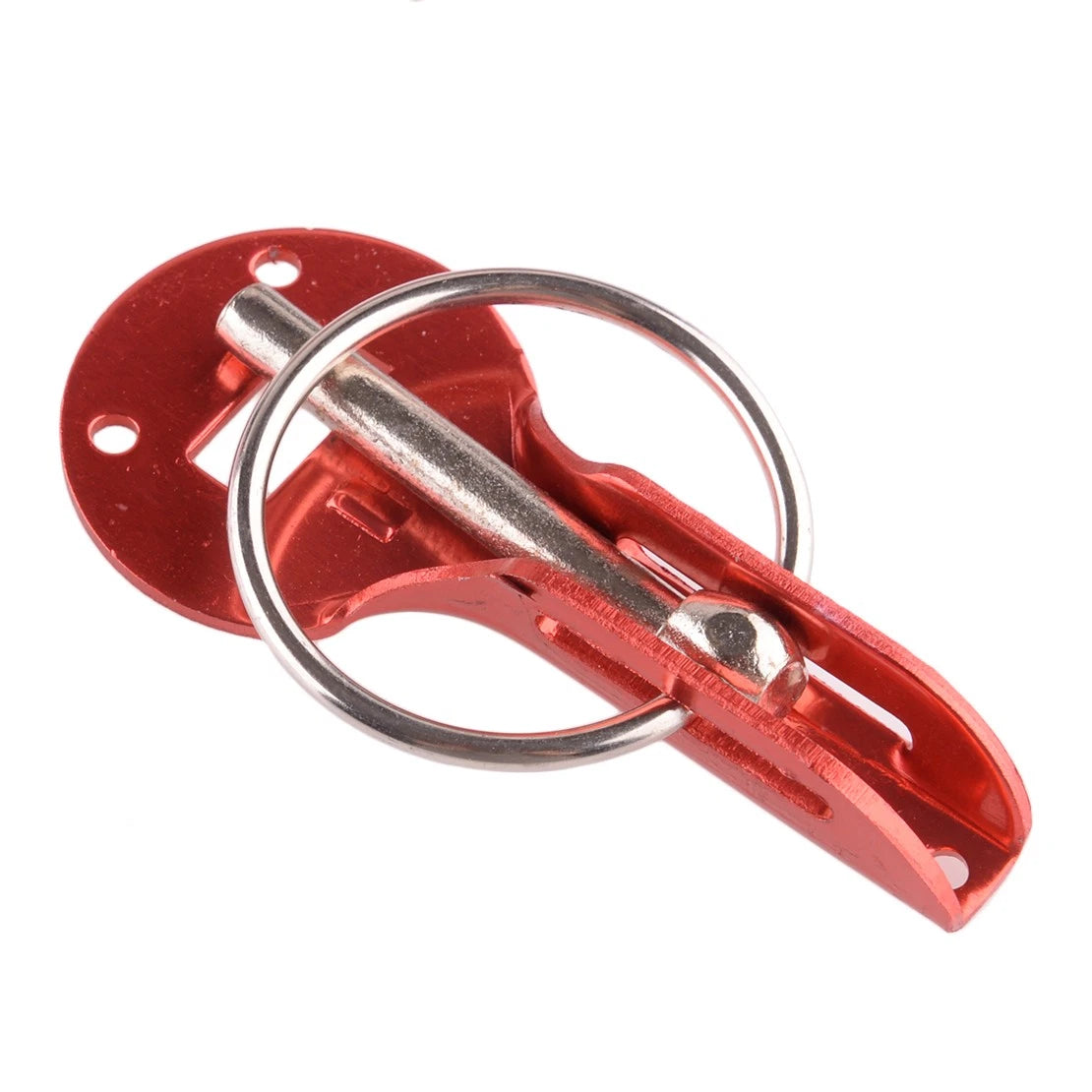 Universal Alloy Hood Pin Lock Latch for Racing Sport Car - Red