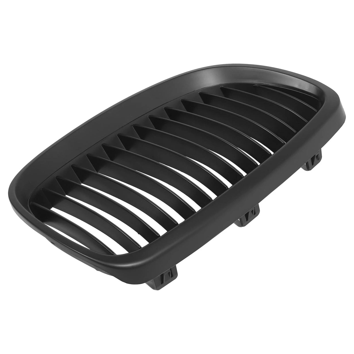 Front Kidney Grille for BMW E92 2 Door 2006-2010 - Dual Slat Matte Black
