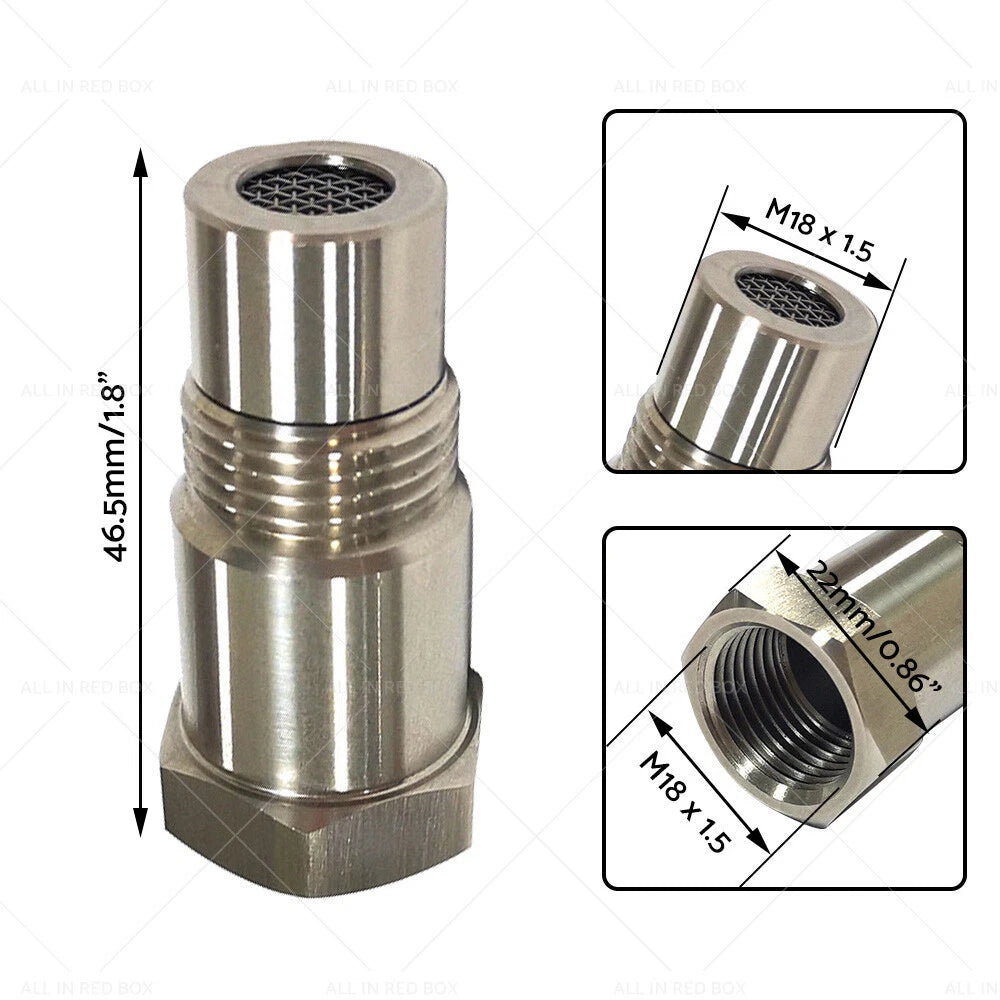 Oxygen O2 Sensor Spacer Adapter for Catalytic Converter (Universal)