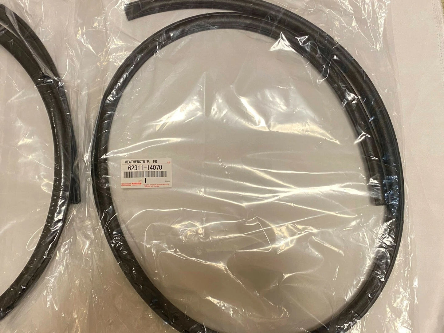 2 x Door Weatherstrip Seal Trim Right Left Set for TOYOTA SUPRA JZA80 MK4