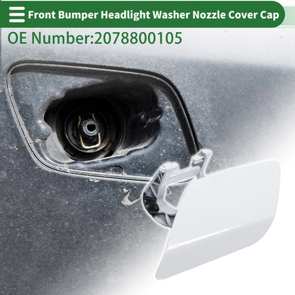 Front Left Bumper Headlight Washer Nozzle Cover for Mercedes-Benz E550 (2007-2009)