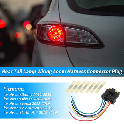 Rear Tail Light Harness for Nissan Sunny (2012-2019)