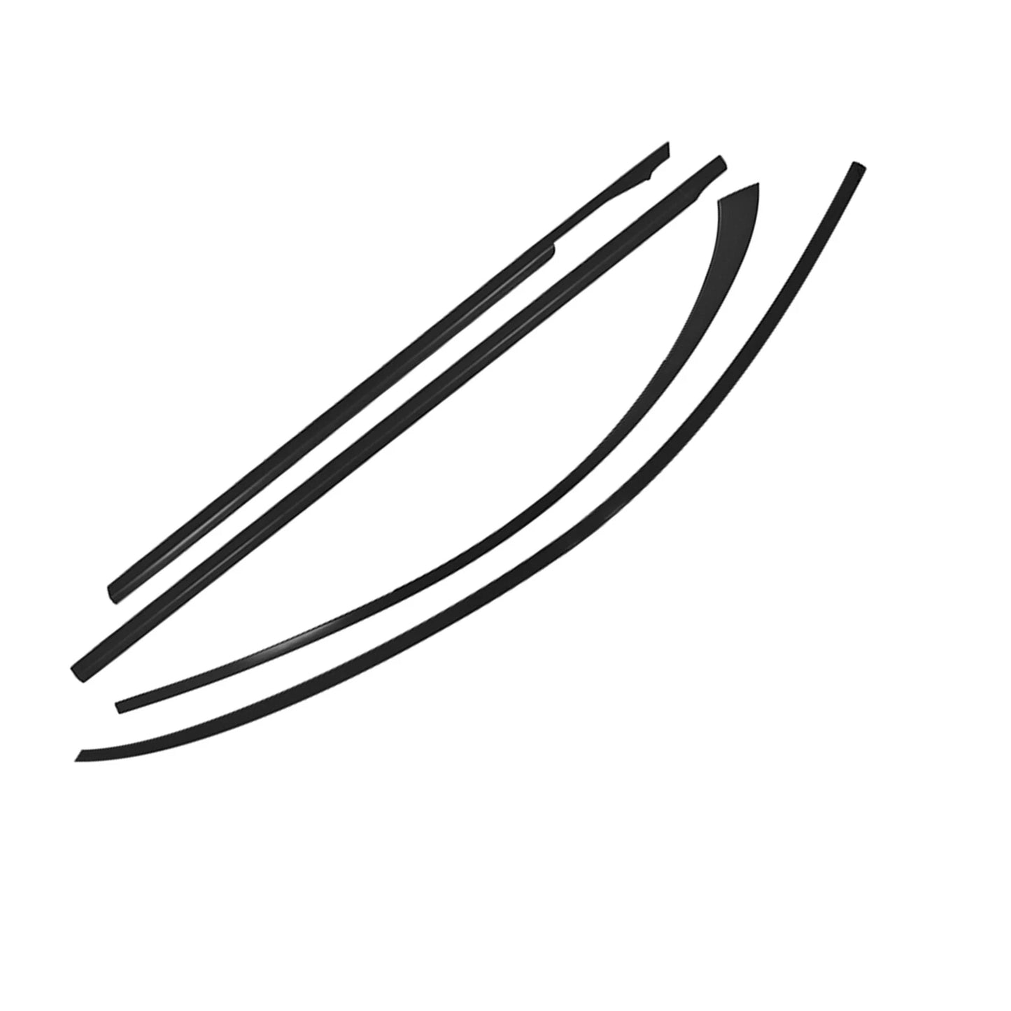 Gloss Black Window Trim Seal for Benz S-Class W223 (2020-2025)
