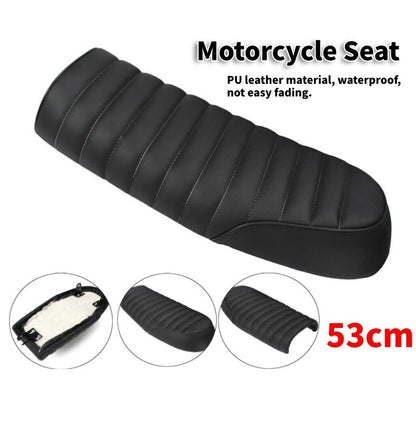Black Motorcycle Cafe Racer Vintage Saddle Seat for CB Yamaha XJ