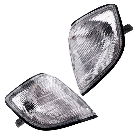 2 x Front Side Turn Signal Lights for Mercedes Benz S W140 (1991-1998)