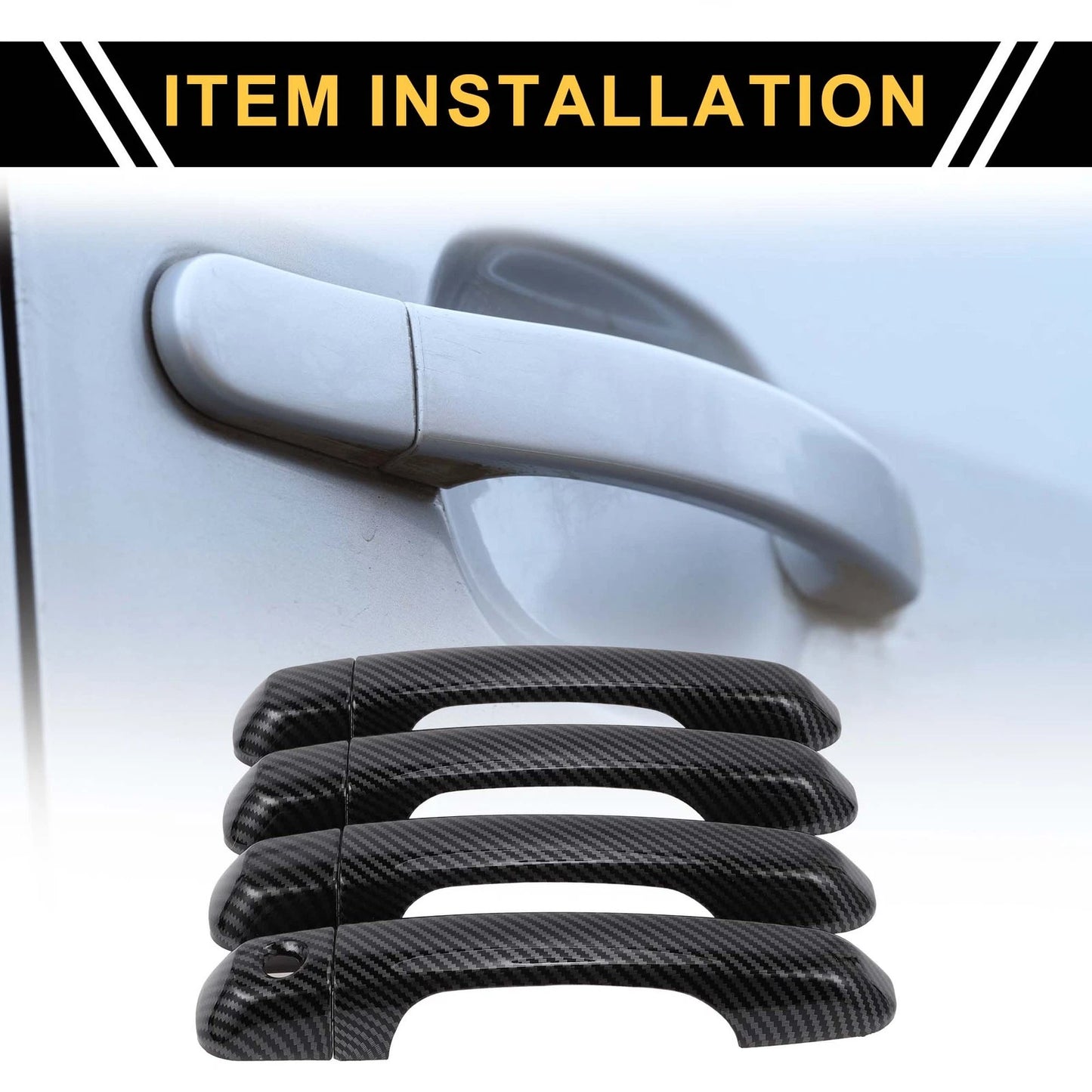 4pcs Exterior Door Handle Covers for Toyota 4Runner (2010-2019)