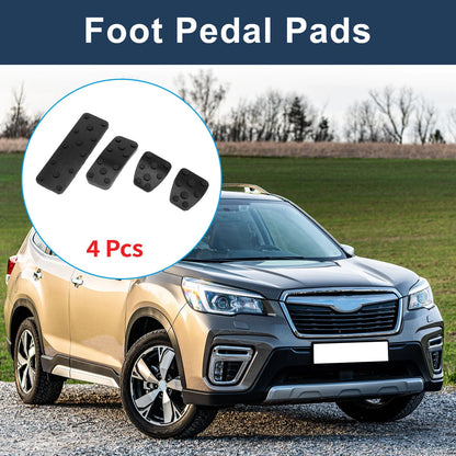 4 Pcs Foot Accelerator Pedal Covers for Subaru Forester (2006-2018) Black