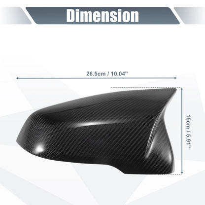 Real Carbon Fiber Rearview Mirror Cover Cap for BMW X1 X2 F48 F49 F39 (2016+)