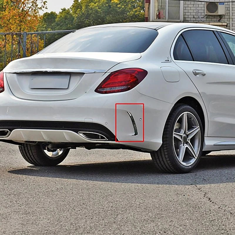 Front & Rear Bumper Side Vent Canards for Mercedes Benz W205 (2015-2018)
