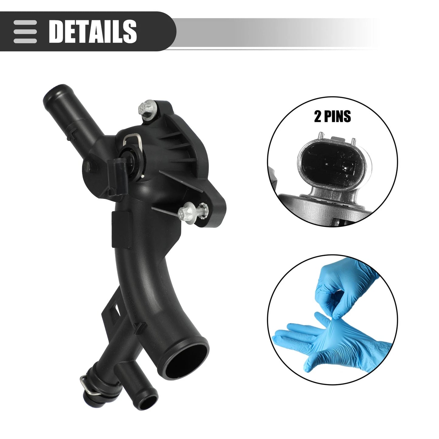 Engine Coolant Housing Water Outlet & Inlet Hose for Chevrolet Cruze