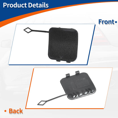 Rear Right Tow Hook Cover for BMW 530i 540i (2001-2003) Light Gray