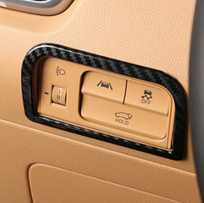Carbon Fiber Switch Control Frame Button Cover Trim for KIA SORENTO (2021-2023)