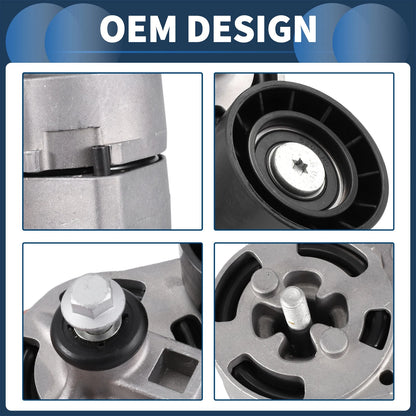 Belt Tensioner for Ford Transit 2.4 (2006-2014) - Durable Metal 1 x Unit