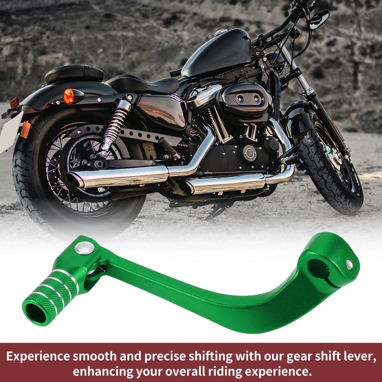 Folding Shifter Lever for Honda CRF110F (2013-2018) Green 1 Pcs