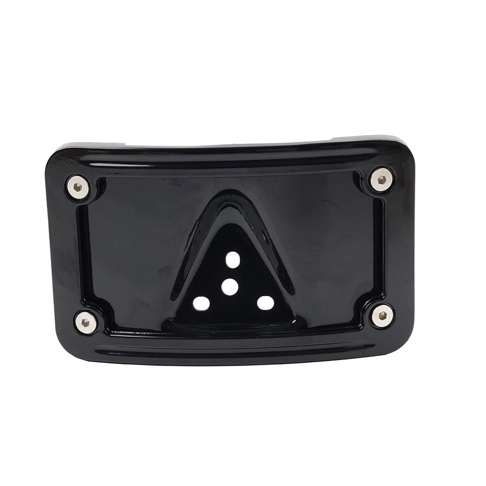 Curved Laydown License Plate Frame Mount for Harley Dyna Fat Bob (2006-2023)