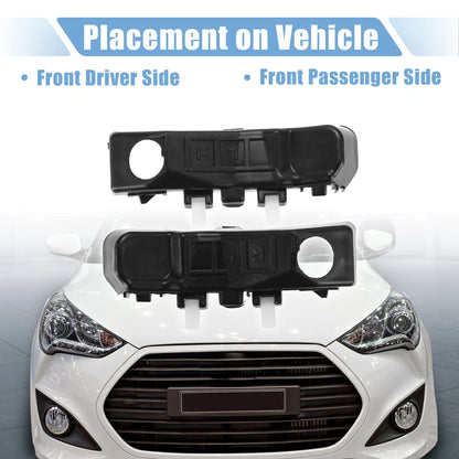 Front Bumper Bracket for Hyundai Veloster (2012-2017) - 1 Pair