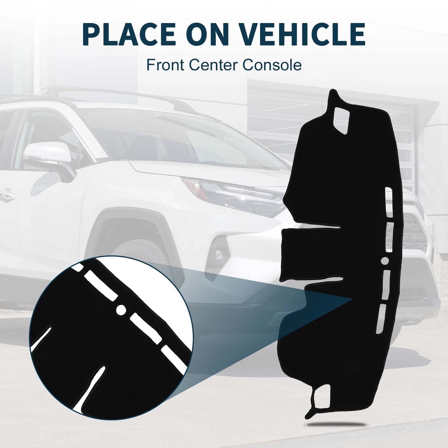 Dashboard Dash Cover Mat / Dash Cover for TOYOTA RAV4 (2019–2024)