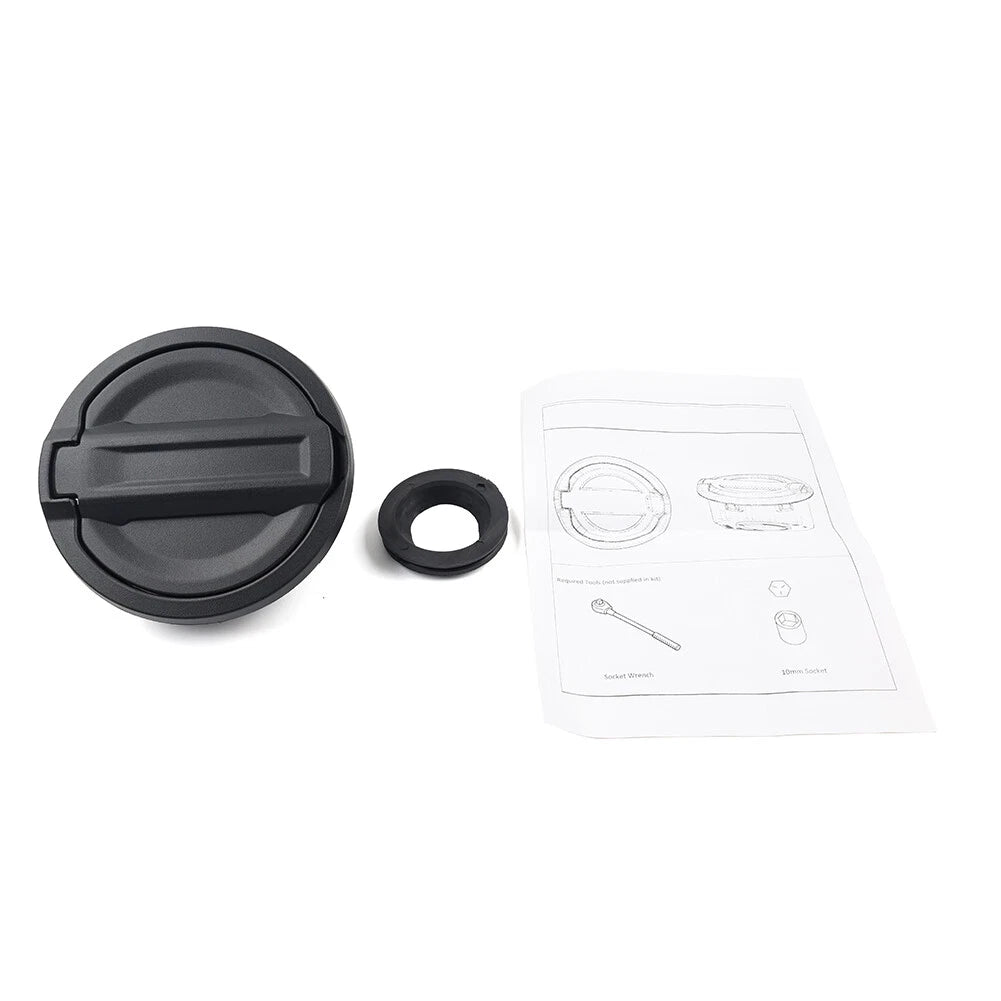 Fuel Tank Door Cover for Jeep Wrangler JL Gladiator JT (2018-2023)