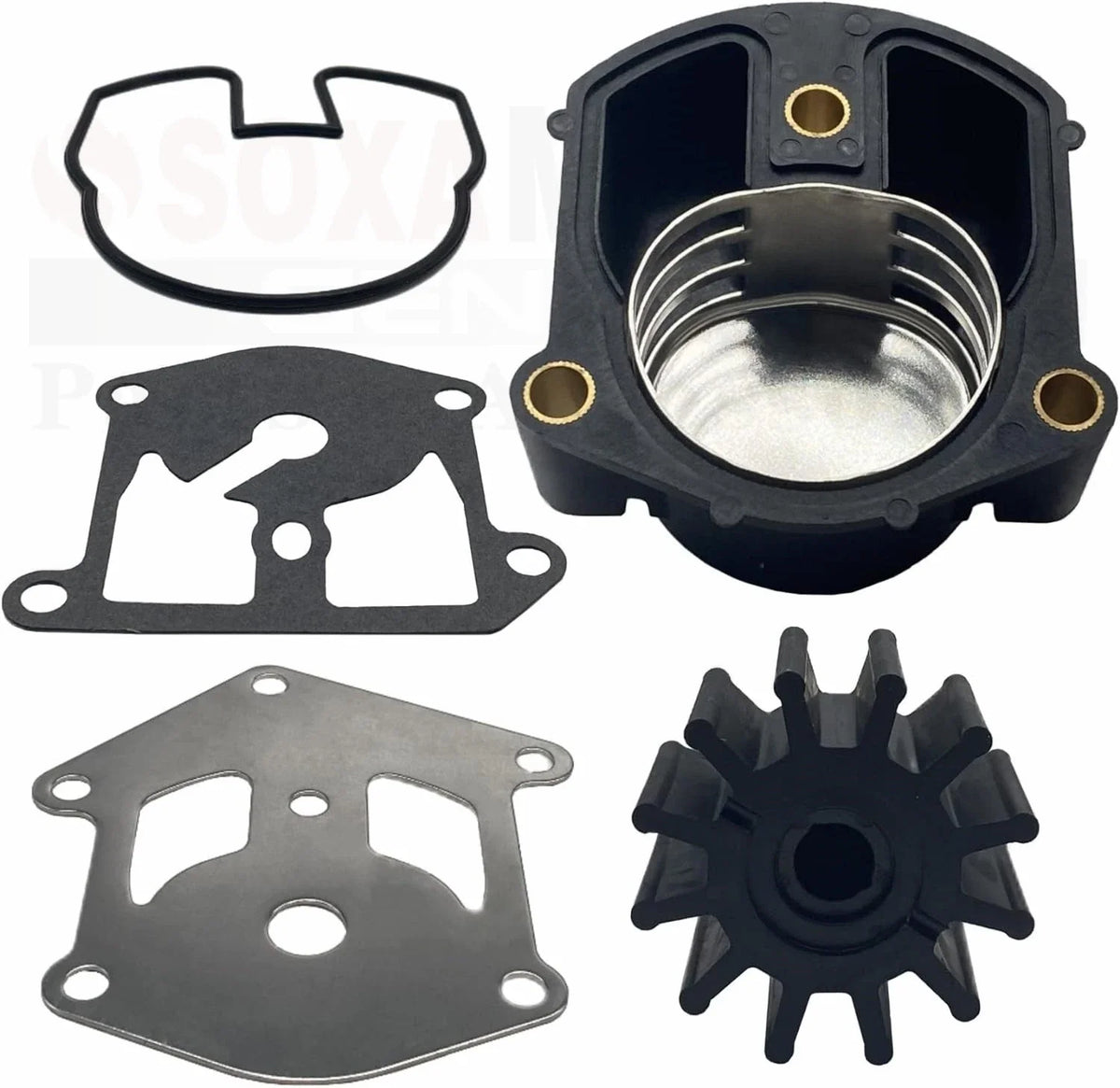 Water Pump Kit with Housing for OMC King Cobra 92-95 Sterndrive I/O