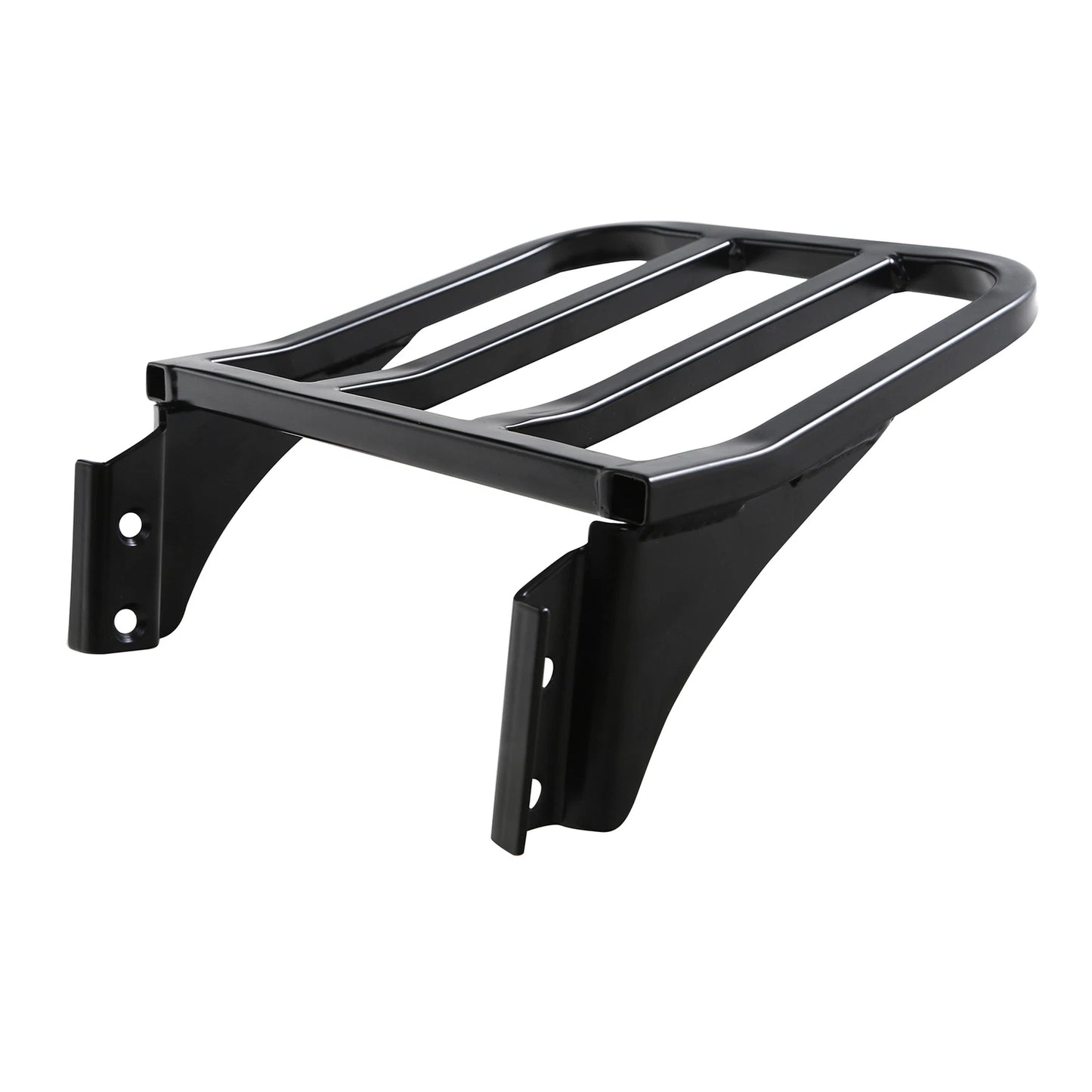 Black Detachable Rear Backrest Luggage Rack for Harley Dyna FXD FXDB (2006-2023)