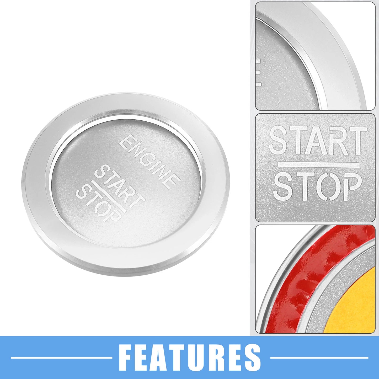 Engine Start Stop Button Cover for Mercedes-Benz B C GLC GLA (2015-2023)