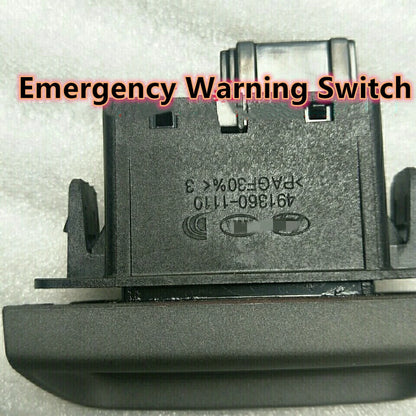 1X Hazard Emergency Flasher Warning Switch Button for Kia Sportage (2011–2015)