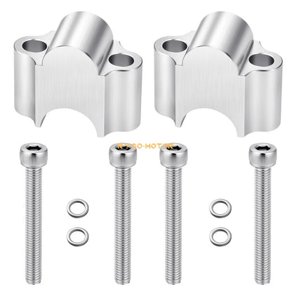 Handlebar Risers / 7/8 / Silvery for Motorcycle & ATV Dirt Bike
