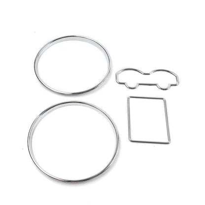 Speedometer Gauge Dial Trim Rings for VW Golf MK4, Passat B5, T4, Jetta 4 (1997-2006)