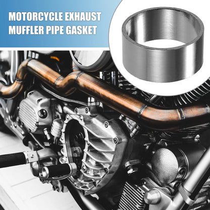 2 x Motorcycle Exhaust Muffler Pipe Gasket 60mm OD Seal Silencer Connector