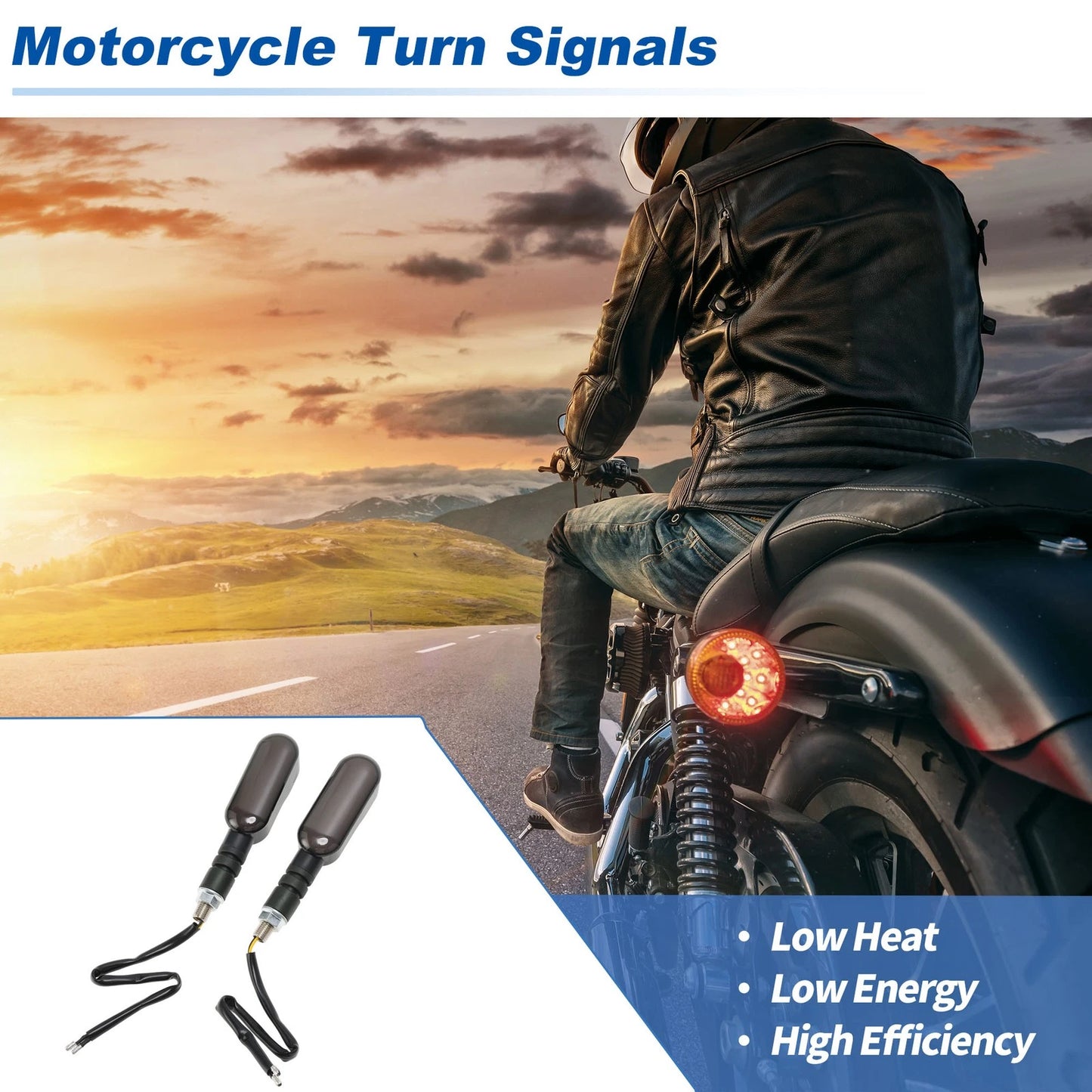 Turn Signal Assembly LED Motorcycle Blinkers for Motorcycle