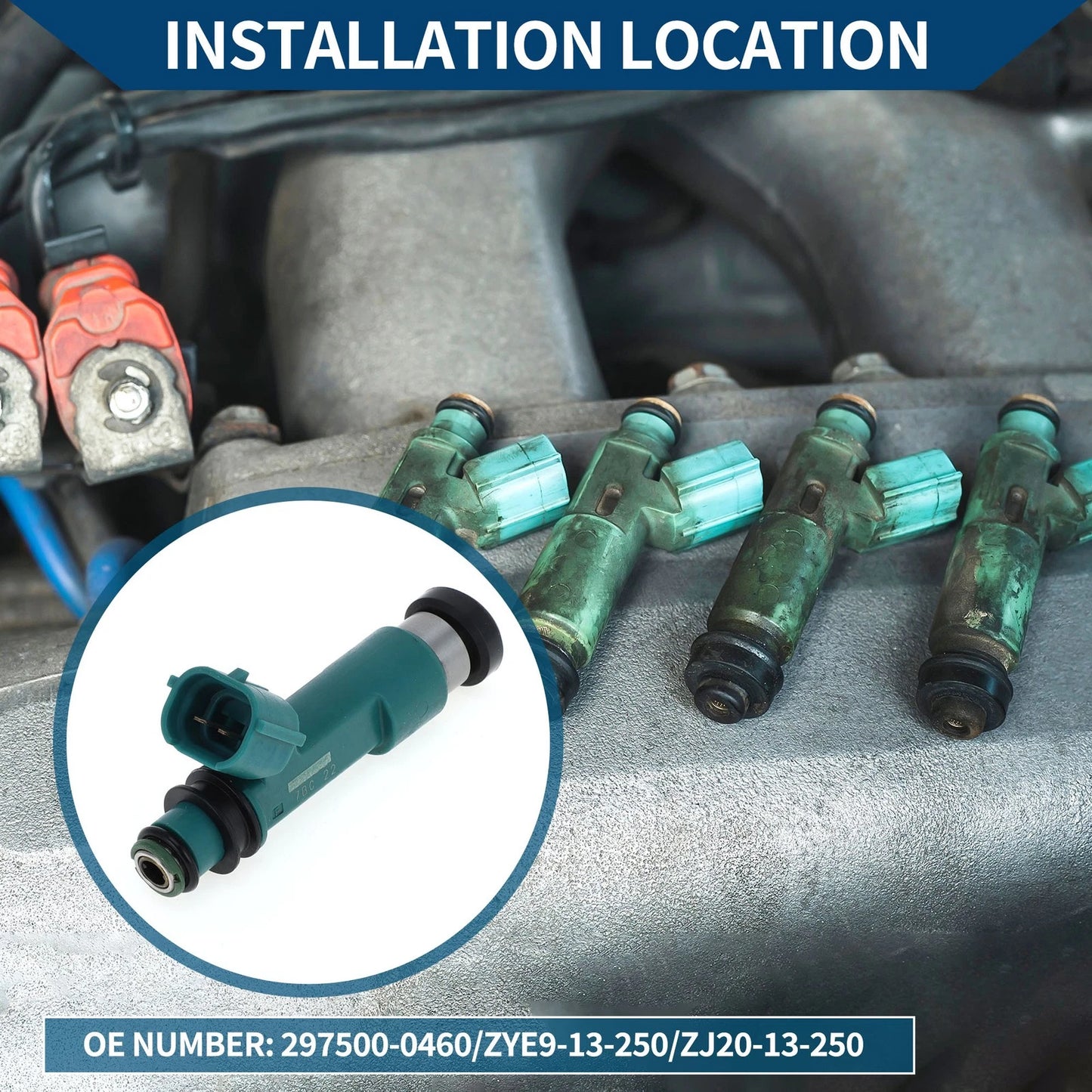 Fuel Injector 1.6 MZR for MAZDA 3 Hatchback (2008-2014)