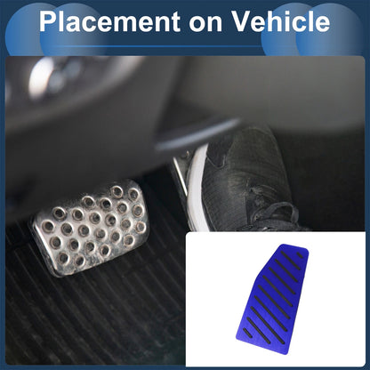 Footrest Pedal Pads Foot Rest Dead Pedal Pad Cover for Toyota RAV4 Blue