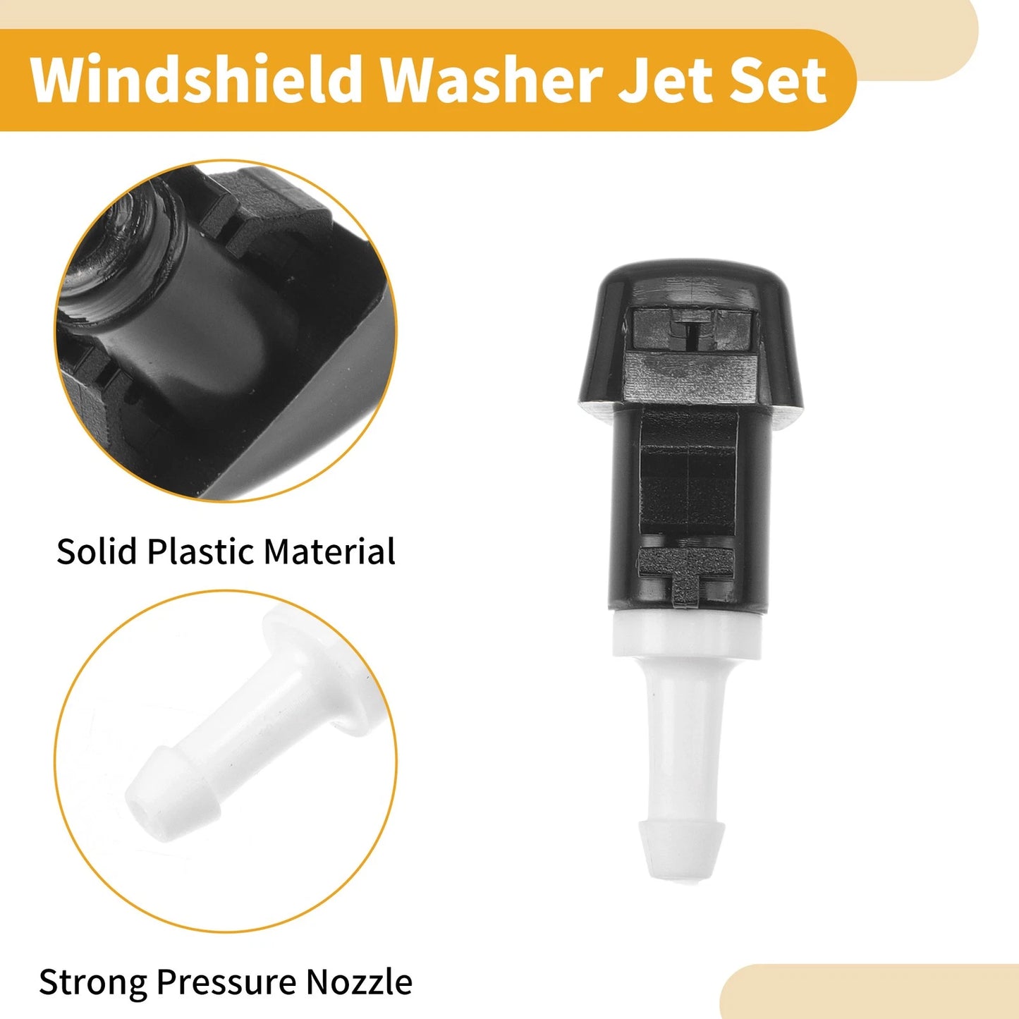 Windshield Washer Nozzle Kit for Chrysler 300 (2006-2010) with Gaskets