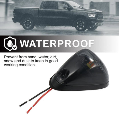 5 x Smoked Black Cab Marker Lights with Yellow Light for Ford F150 (1999-2016)