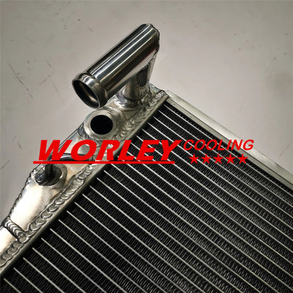 5ROWS Aluminum Radiator + Black Hose for MG MGB GT/ROADSTER (1977-1980)