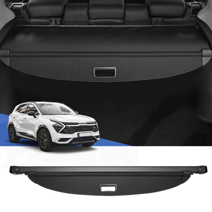 Cargo Cover for KIA SPORTAGE Retractable Trunk Shield Shade Black (2021-2025)