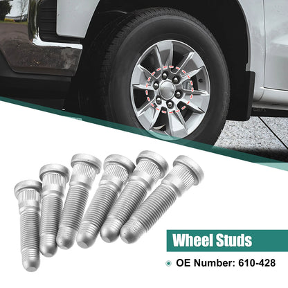 6 x Wheel Studs M14x1.5 for Chevrolet Silverado 3500 HD (2007-2010)