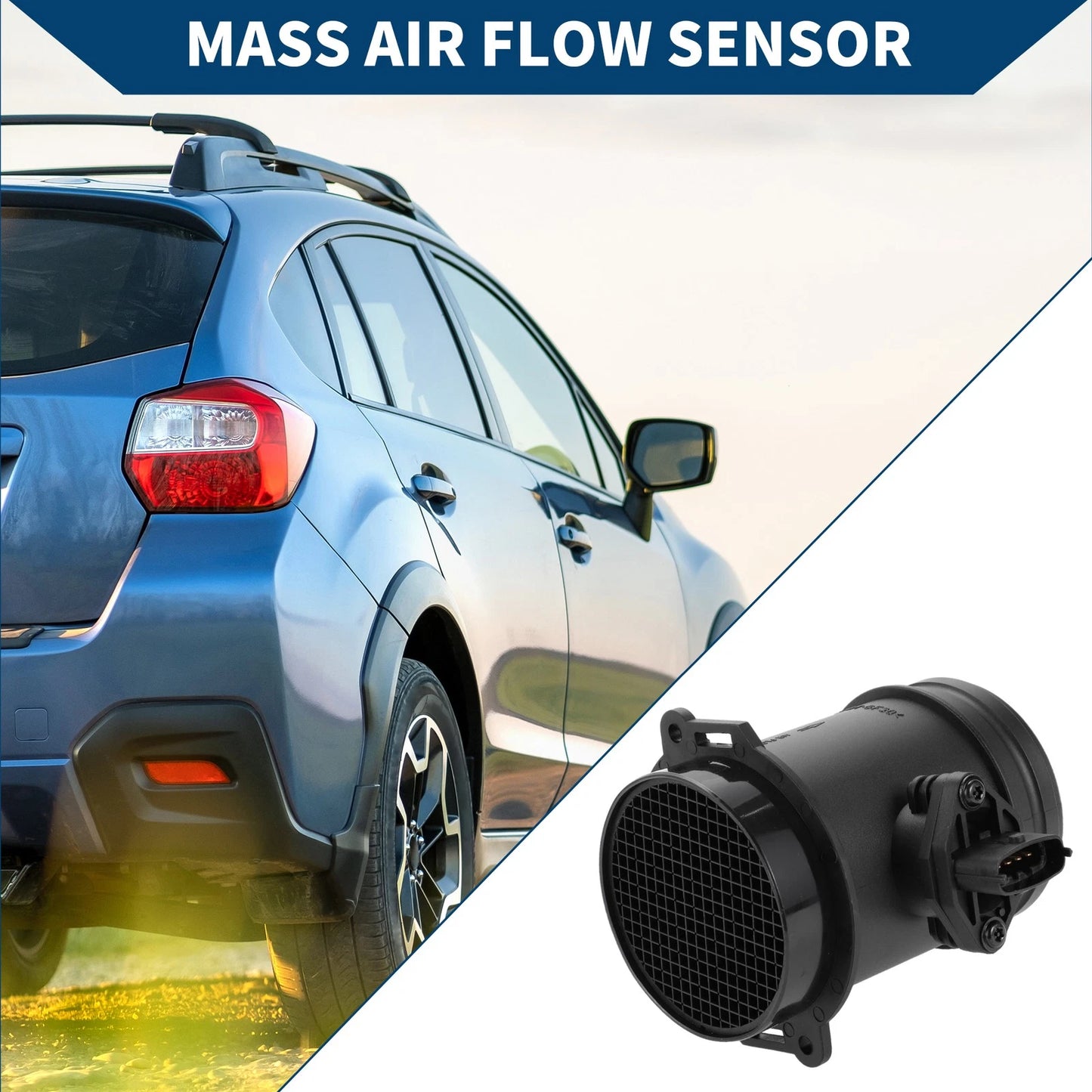 Mass Air Flow Sensor Assembly Black for Porsche Boxster (2004 - 2008)