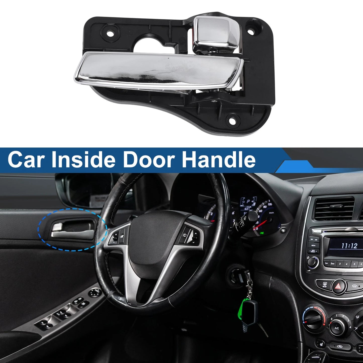 Front Driver Side Interior Door Handle for Kia Rondo (2007-2012)