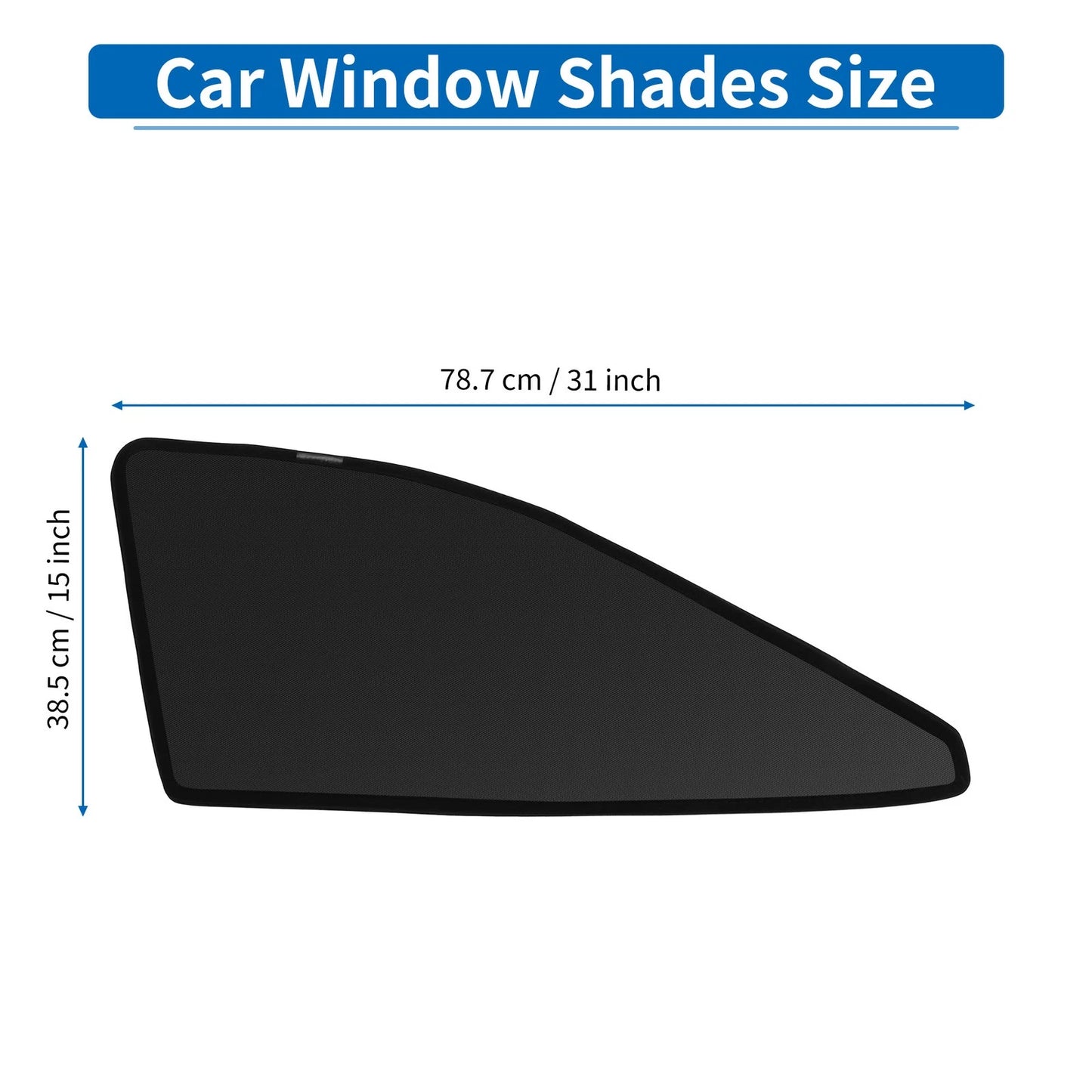 Window Cover for Toyota Crown 220 Series Black