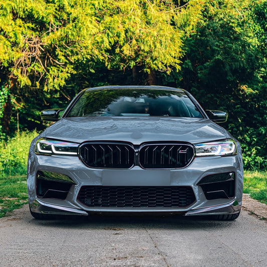 2 x Front Side Spoiler Lip Covers for BMW 5 Series M5 F90 (2021-2024)