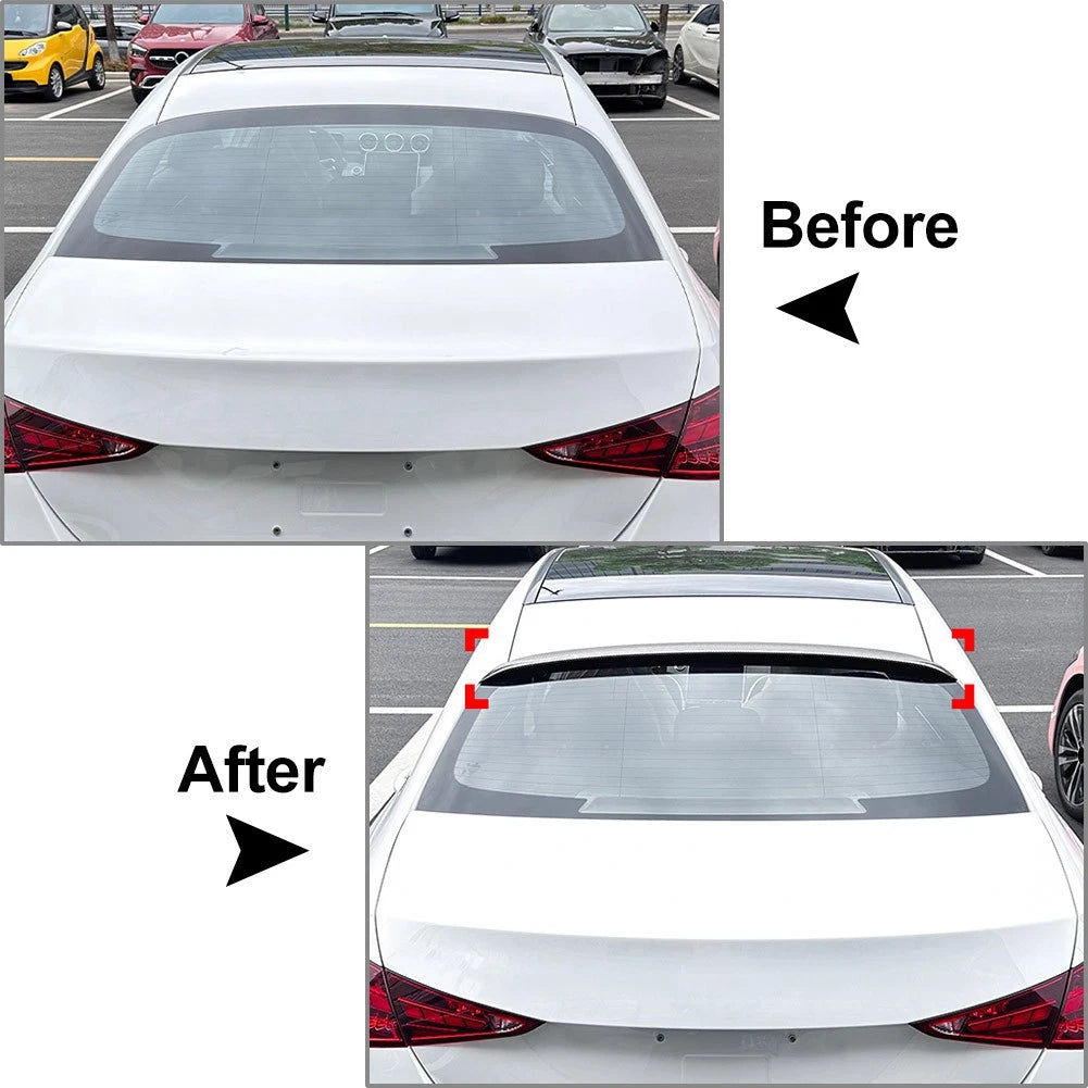 Carbon Fiber Rear Window Roof Spoiler for Benz C Class W206 (2022-2024)