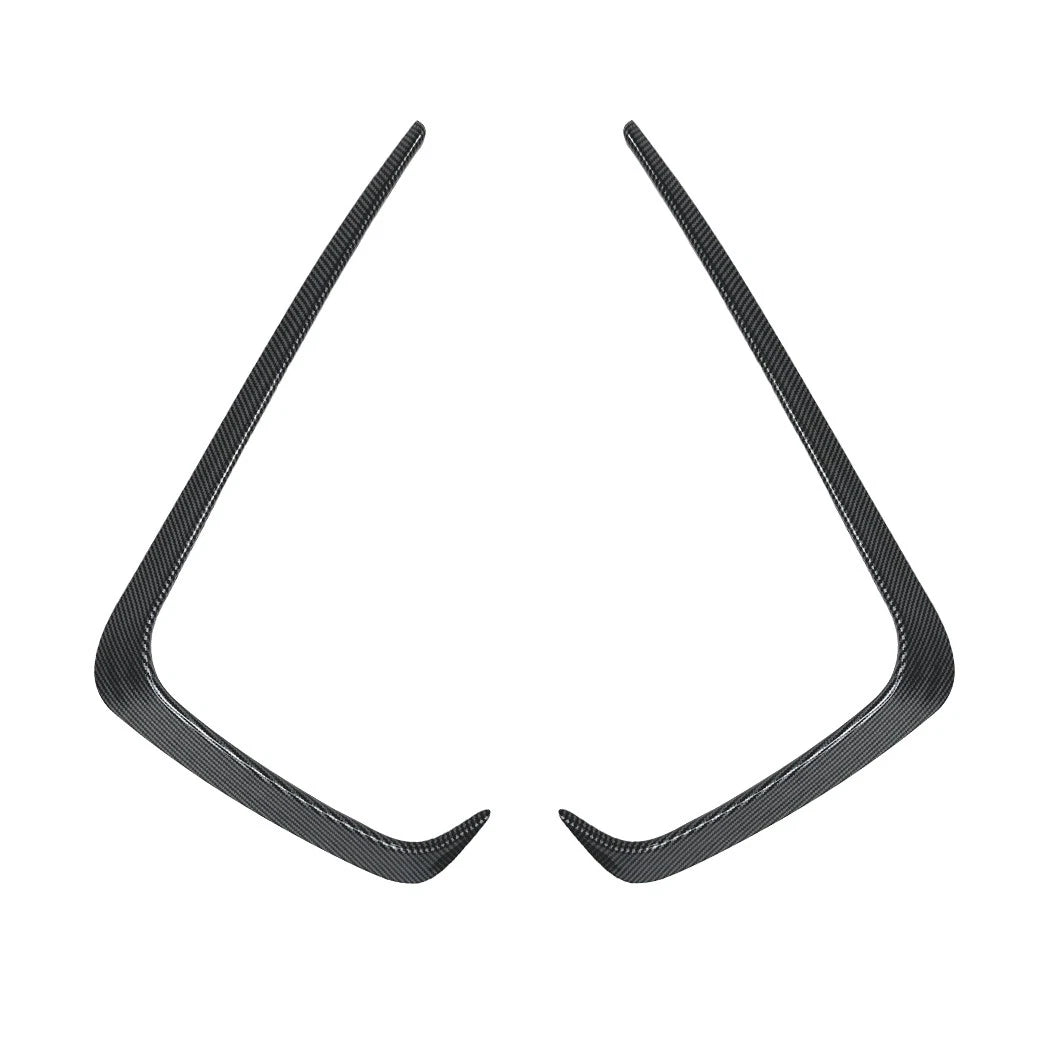 Carbon Look / Front Bumper Side Fin C Canards Splitter for Subaru WRX STI VA