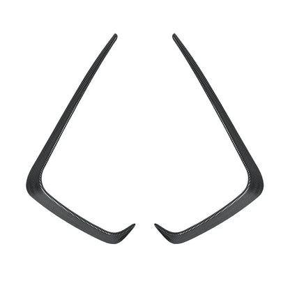 Carbon Look / Front Bumper Side Fin C Canards Splitter for Subaru WRX STI VA