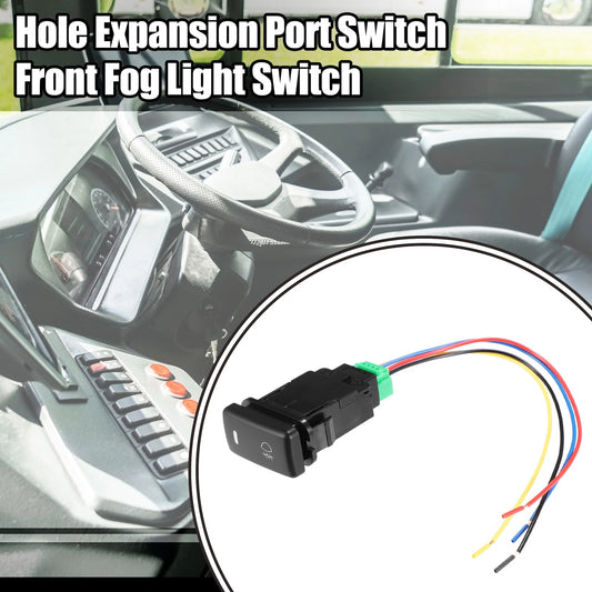 1pcs / Hole Expansion Port Switch Front Fog Light / for Toyota Alphard