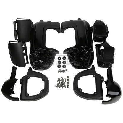 Black Lower Vented Leg Fairing for Harley Touring Tri Street Glide (1983-2013)