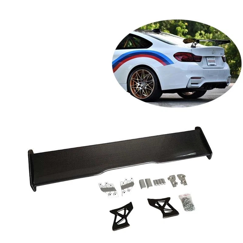 Real Carbon Fiber Rear Trunk Spoiler Wings for BMW M3 M4 F80 F82 2014-2019