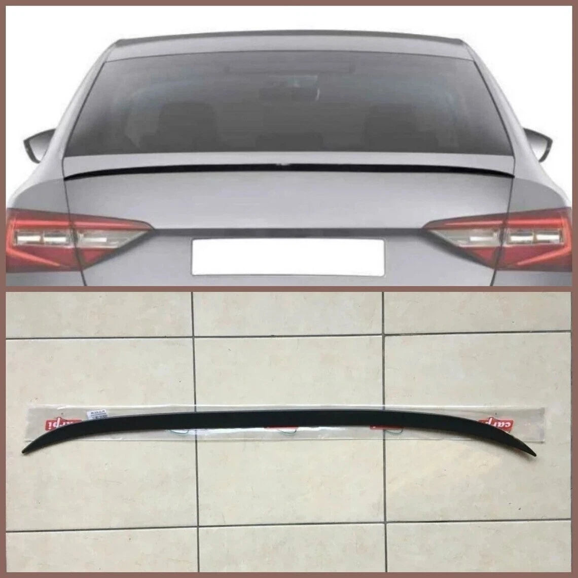 Rear Bumper Spoiler for Skoda SuperB (2015-2023)