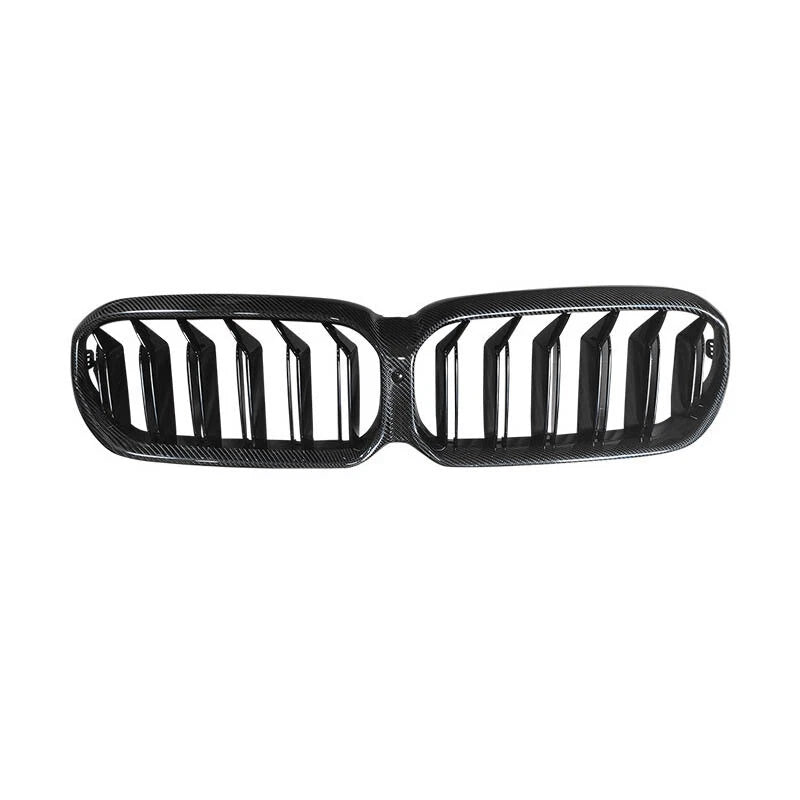 Carbon Fiber Black Front Bumper Grille for BWM G30 2021-2024